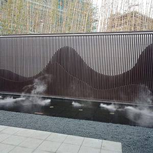 屏风景墙