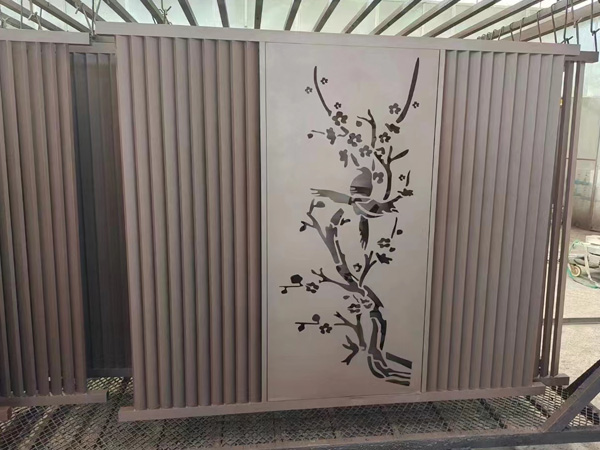 屏风景墙